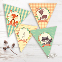 Kit Animalitos del Bosque. Imprimibles personalizables - comprar online