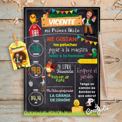 Kit La Granja de Zenon. Imprimible Personalizable - CocoJolie Kits Imprimibles