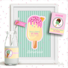 Kit Heladitos. Imprimible Personalizable - tienda online