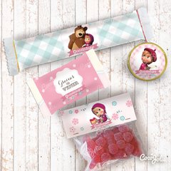 Kit Masha y el Oso. Imprimible Personalizable - comprar online