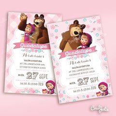 Kit Masha y el Oso. Imprimible Personalizable