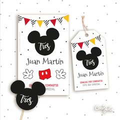 Kit Imprimible Mickey Mouse. Personalizable en internet