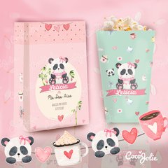 Kit Osito Panda Rosado. Imprimible Personalizable en internet