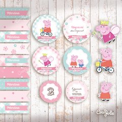 Kit Peppa Pig Imprimible Personalizable