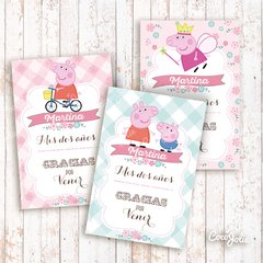 Kit Peppa Pig Imprimible Personalizable - tienda online