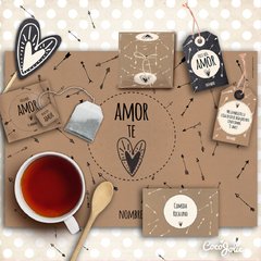 Kit San Valentin. Imprimible Personalizable - comprar online