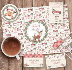 Imagen de Kit Navidad Vintage. Imprimible Personalizable