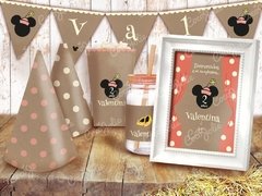 Imagen de Kit Minnie Retro Vintage. Imprimibles personalizables