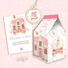 Kit Navidad Rosada Vintage - CocoJolie Kits Imprimibles