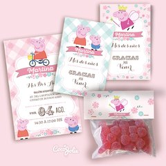 Kit Peppa Pig Imprimible Personalizable