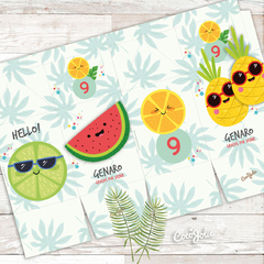 Kit Tutti Frutti Neutro - CocoJolie Kits Imprimibles