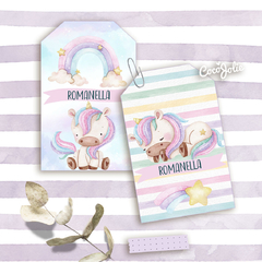 Kit imprimible Unicornio Bebé