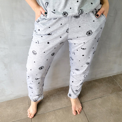 PANT COMFY OJITOS GRIS - comprar online