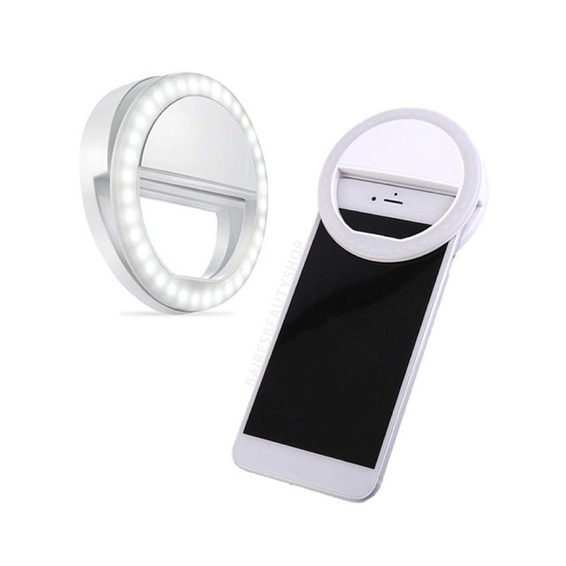 Aro Luz Led Celular Para Selfies 3 Modos De Luz Recargable