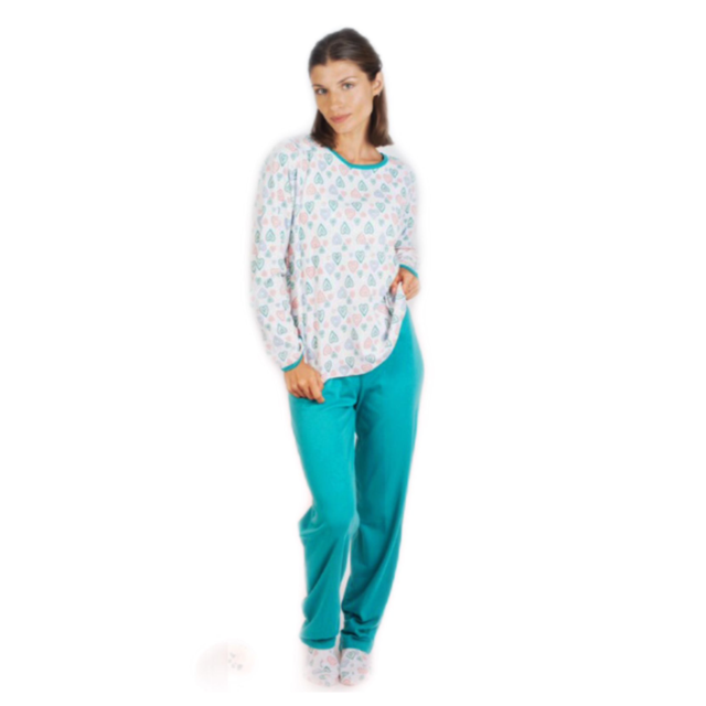 Pijamas frizados mujer hot sale