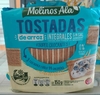 Tostadas de arroz integral SIN sal Molinos Ala x 150grs X ( 12 Unidades)