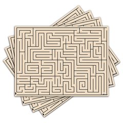 Jogo Americano - Labirinto com 4 peças - 086Jo