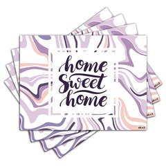 Jogo Americano - Home Sweet Home com 4 peças - 1175Jo