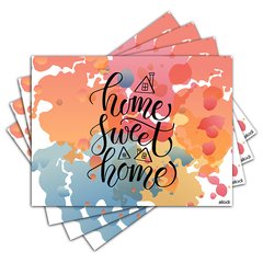 Jogo Americano - Home Sweet Home com 4 peças - 1176Jo