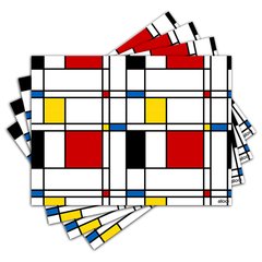 Jogo Americano - Squares com 4 peças - 189Jo