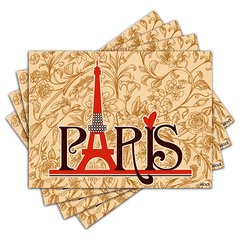 Jogo Americano - Paris com 4 peças - 285Jo