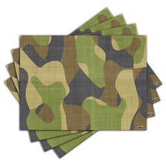 Jogo Americano - Camuflado com 4 peças - 399Jo