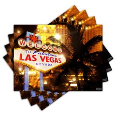 Jogo Americano - Las Vegas com 4 peças - 460Jo