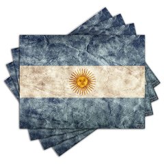 Jogo Americano - Argentina com 4 peças - 483Jo