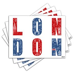 Jogo Americano - London com 4 peças - 672Jo