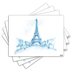 Jogo Americano - Torre Eiffel com 4 peças - 737Jo