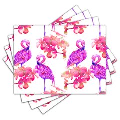 Jogo Americano - Flamingos com 4 peças - 828Jo