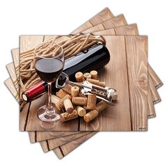 Jogo Americano - Vinho com 4 peças - 920Jo