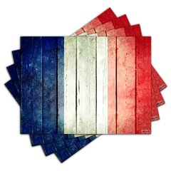 Jogo Americano - Bandeira França com 4 peças - 932Jo