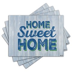 Jogo Americano - Home Sweet Home com 4 peças - 947Jo