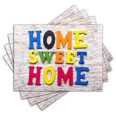 Jogo Americano - Home Sweet Home com 4 peças - 949Jo