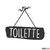 CARTEL TOILETTE - comprar online