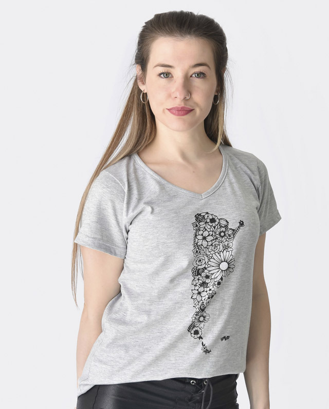 Remera de Argentina Para Mujer Diseno Original y Unico