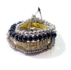 Imagen de Pulsera juego Silver Negra