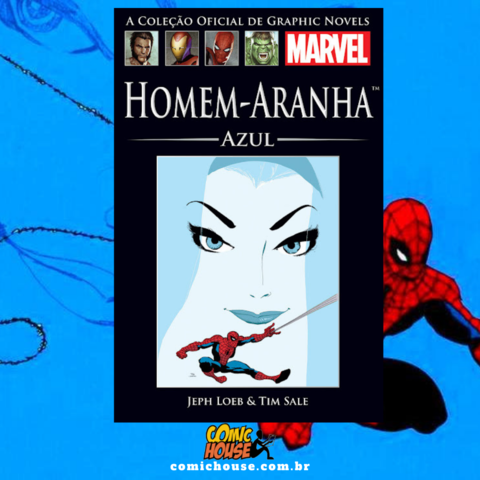 Coleção Oficial de Graphic Novels Marvel 25: Homem-Aranha Azul, Jeph Loeb e Tim Sale