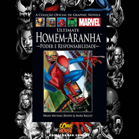 Coleção Oficial de Graphic Novels Marvel vol 22: Homem-Aranha - Poder e Responsabilidade, de Brain Michael Bendis