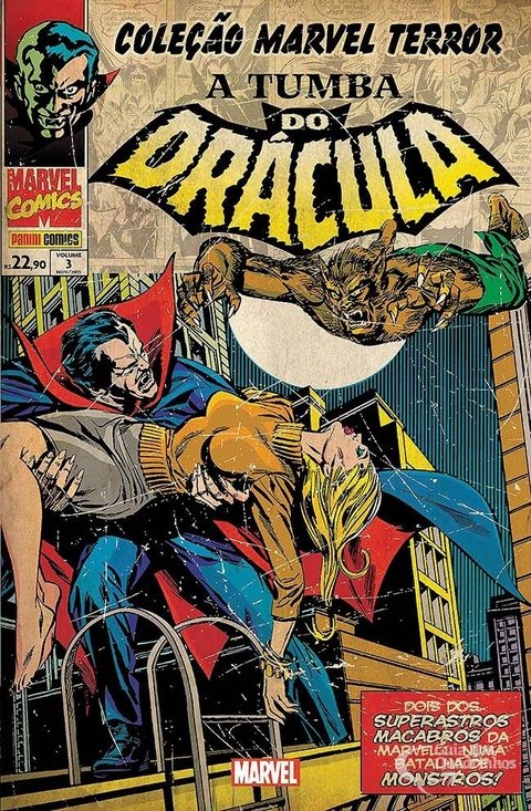 Coleção Marvel Terror - A Tumba do Drácula vol 3