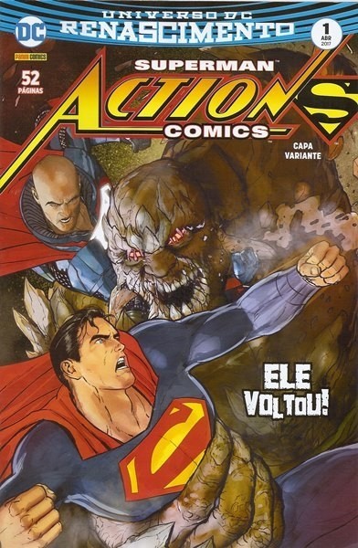 Superman Action Comics Renascimento vol 1 - Capa Variante