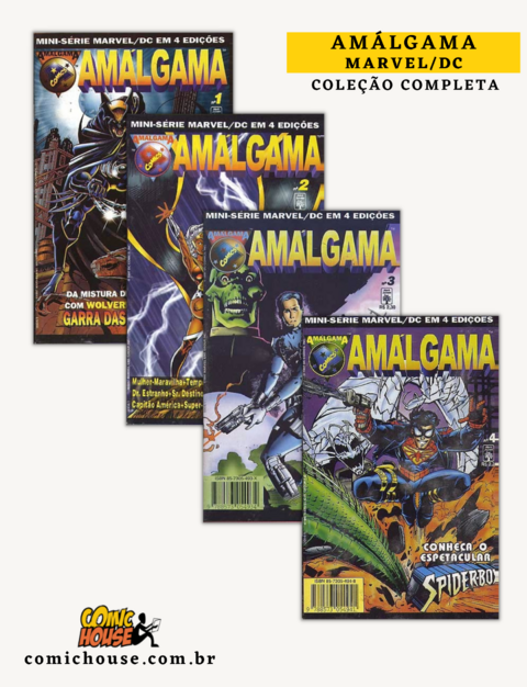 Amálgama - DC x Marvel (Coleção Completa)