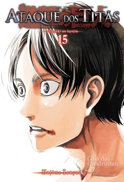 Ataque dos Titãs vol 15, de Hajime Isayama