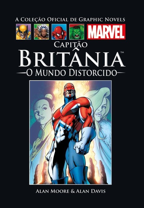 Coleção Oficial de Graphic Novels Marvel 03: Capitão Britânia, de Alan Moore e Alan Davis