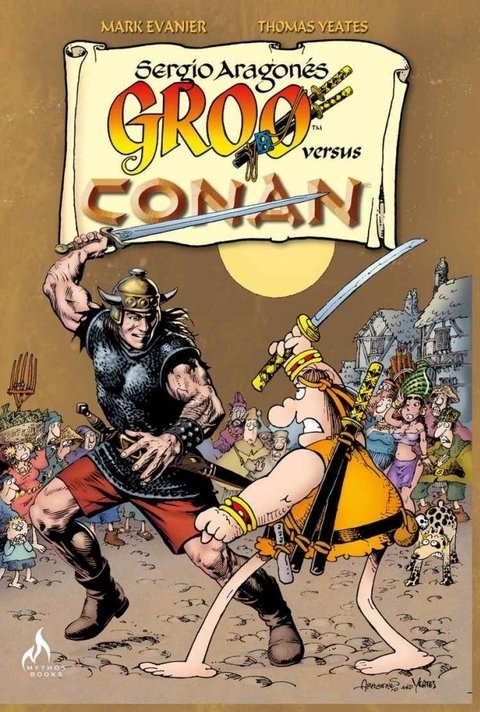Groo versus Conan, de Sergio Aragonés, Mark Evanier e Thomas Yeates