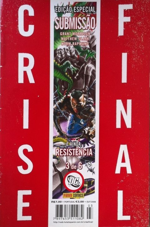 Crise Final Edição Especial nº3, de Grant Morrison