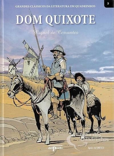 Grandes Clássicos da Literatura em Quadrinhos Vol 5 - Dom Quixote