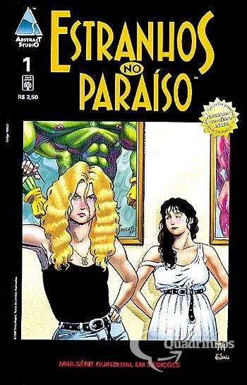 Estranhos no Paraíso, de Terry Moore, 3 edições - Minissérie Completa