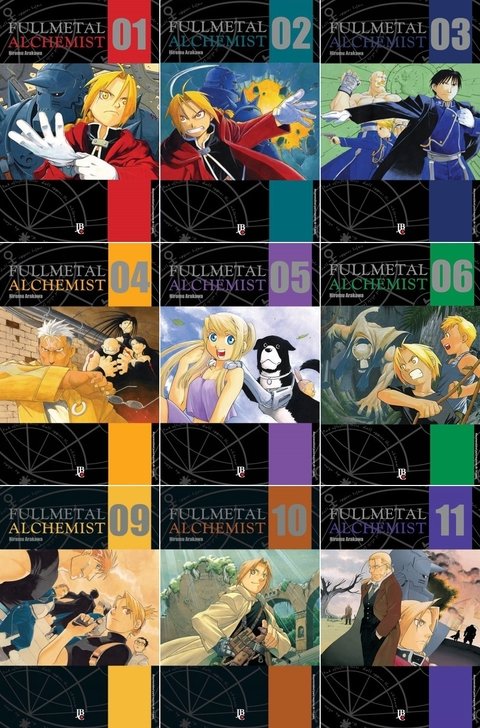 Pack Fullmetal Alchemist Vol 1 a 11 - 11 edições
